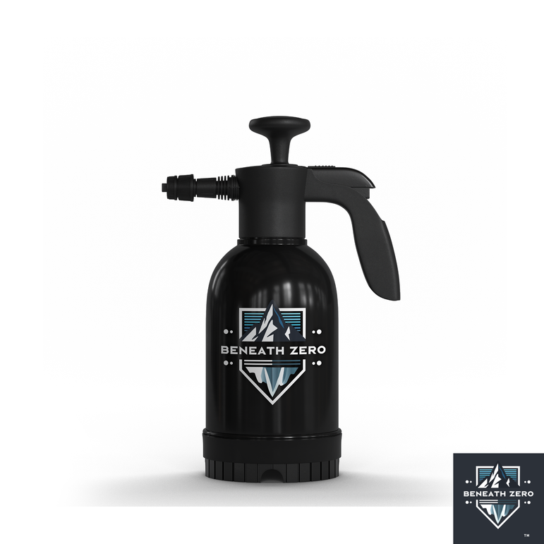 Beneath Zero 2L hand pressure detailing sprayer for car cleaning and pre-wash products