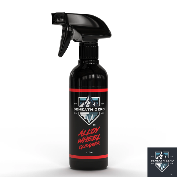 Beneath Zero Alloy Wheel Cleaner 1L – professional car wheel cleaner spray for removing brake dust, road grime and stubborn dirt