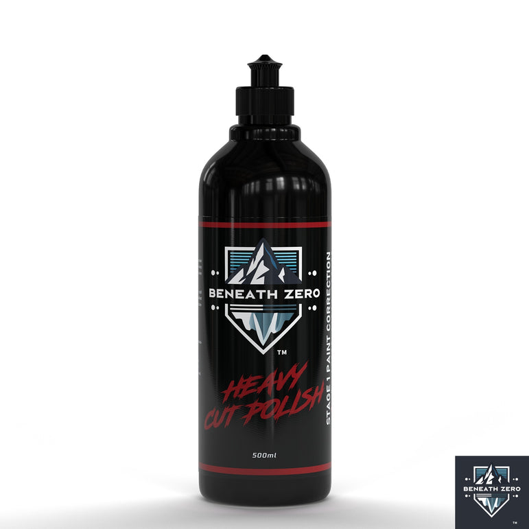 Heavy cut polish designed for serious paint correction, removing heavier swirls, oxidation, haze and visible paint defects.