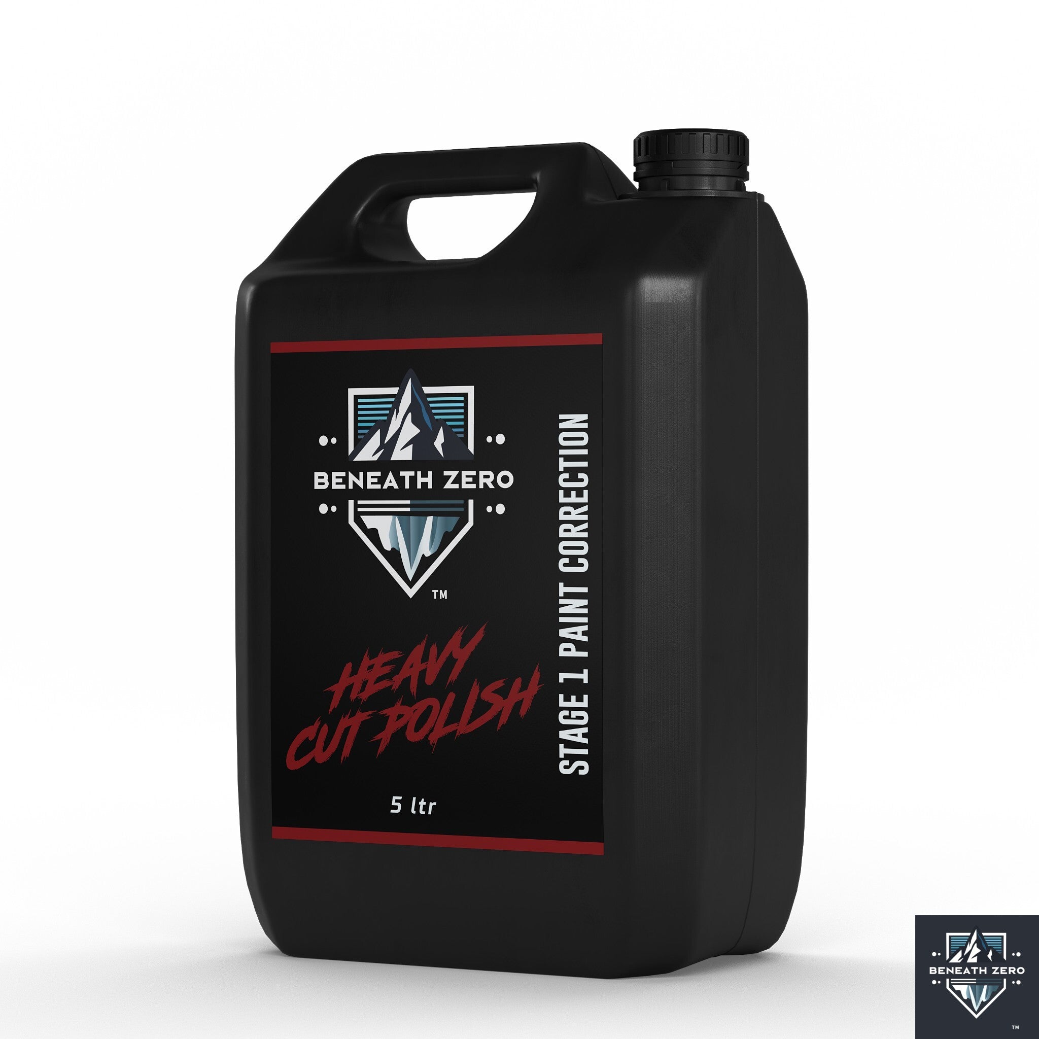 Beneath Zero Heavy Cut Polish 5L paint correction compound for removing heavy swirls, oxidation, scratches and paint defects