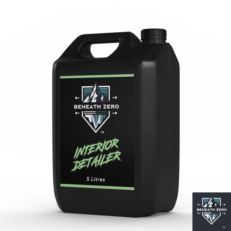 Beneath Zero Interior Detailer 5L – professional bulk car interior cleaner and light dressing for dashboards, plastics, vinyl and coated leather