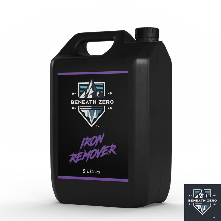 Beneath Zero Iron Remover 5L fallout cleaner for removing brake dust, iron contamination and road grime from wheels and paintwork