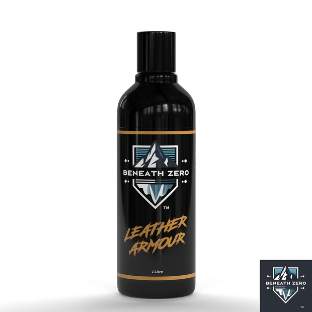 Beneath Zero Leather Armour 1L – car leather cleaner and protective conditioner for seats, trim and automotive upholstery