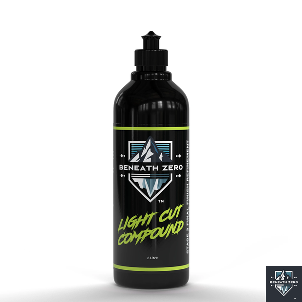 Beneath Zero Light Cut Compound 1L – final-stage car paint correction polish for removing light swirl marks and refining gloss
