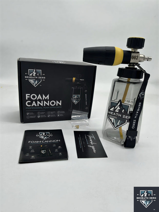 Beneath Zero Professional Foam Cannon snow foam lance for pressure washer car detailing and thick pre-wash foam Detailers Edge