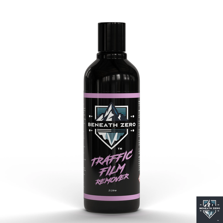 Beneath Zero Traffic Film Remover 1L – concentrated car pre-wash cleaner for removing road grime, grease and traffic film