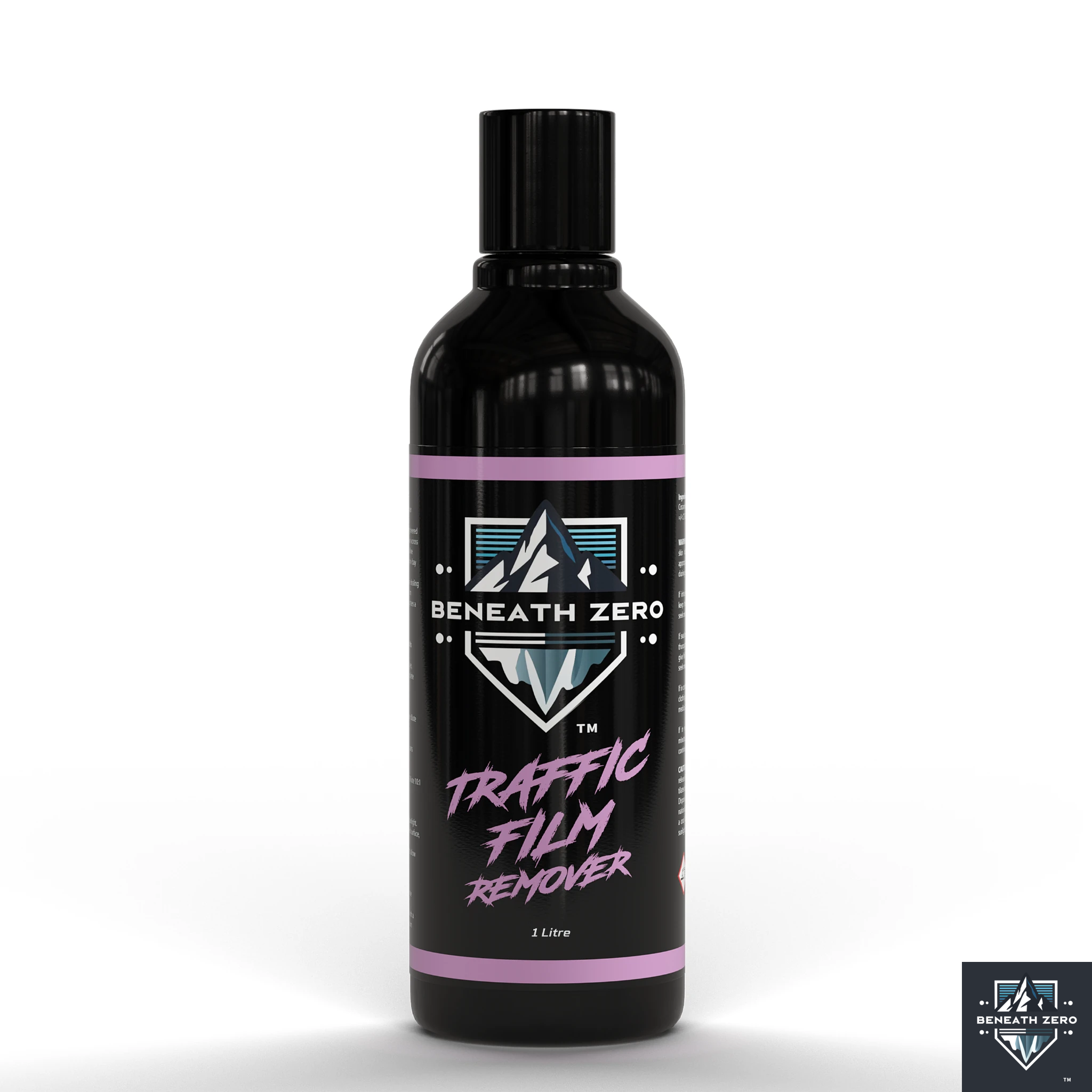 Beneath Zero Traffic Film Remover 1L – concentrated car pre-wash cleaner for removing road grime, grease and traffic film