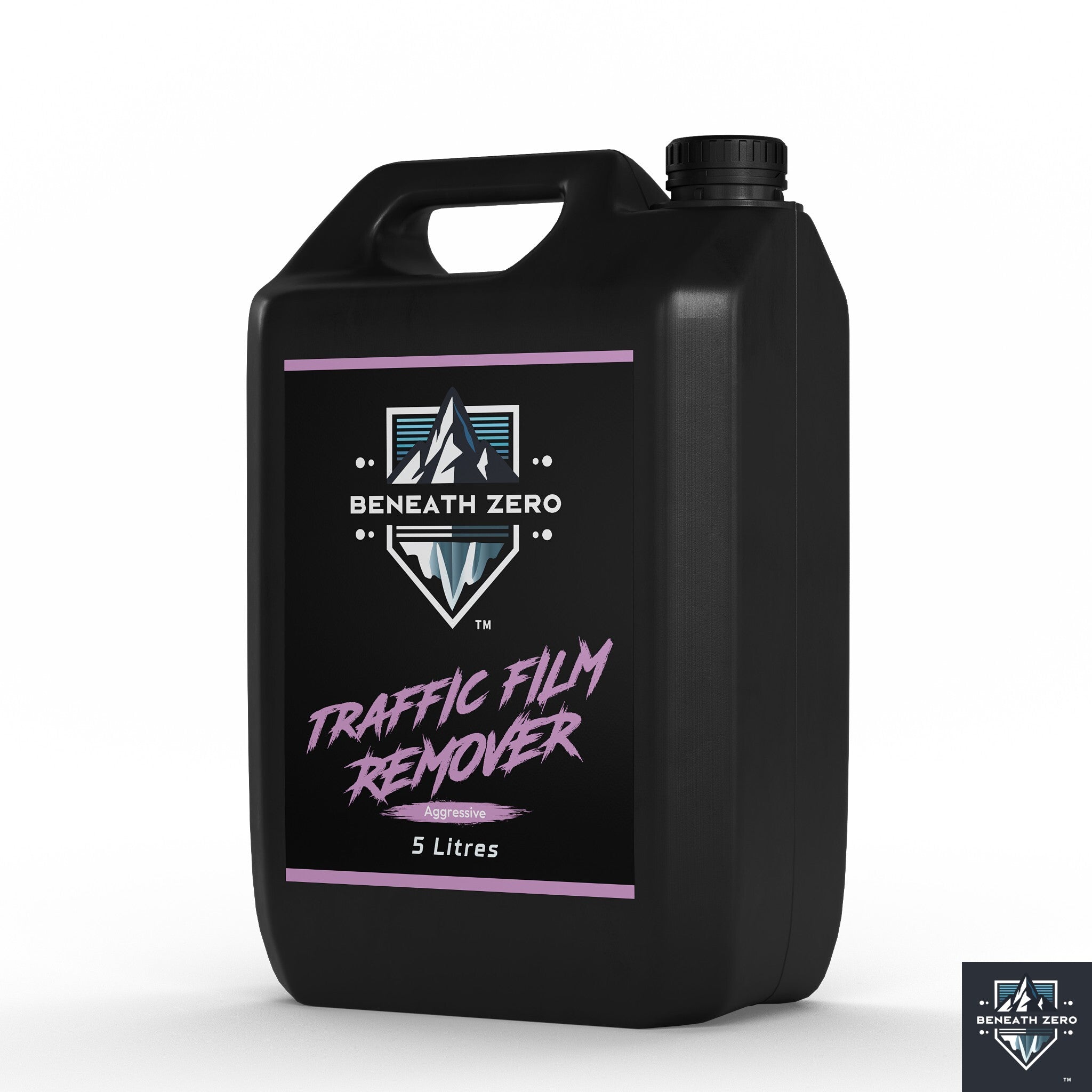 Beneath Zero Traffic Film Remover 5L aggressive TFR pre-wash cleaner for removing road film, grease, grime and heavy exterior dirt