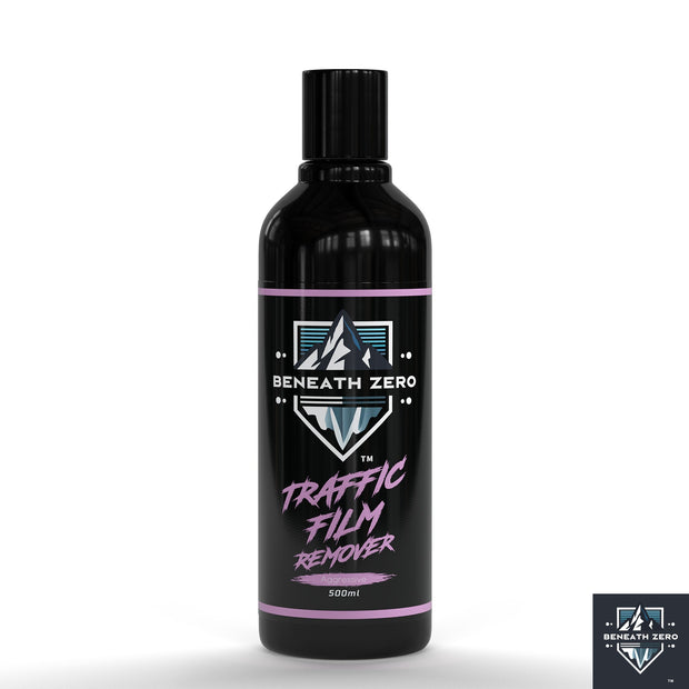 Beneath Zero Traffic Film Remover TFR for removing road grime, grease, dirt and heavy exterior contamination