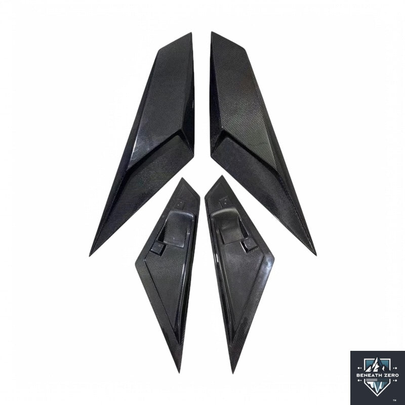 Carbon Fiber Air Intake Scoops - Lamborghini Aventador 2011-2018 - Beneath Zero