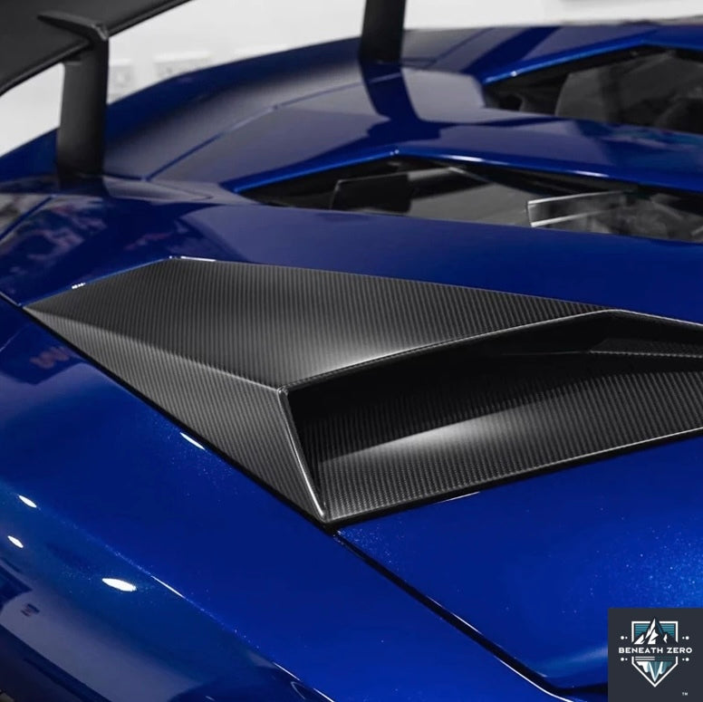 Carbon Fiber Air Intake Scoops - Lamborghini Aventador 2011-2018 - Beneath Zero