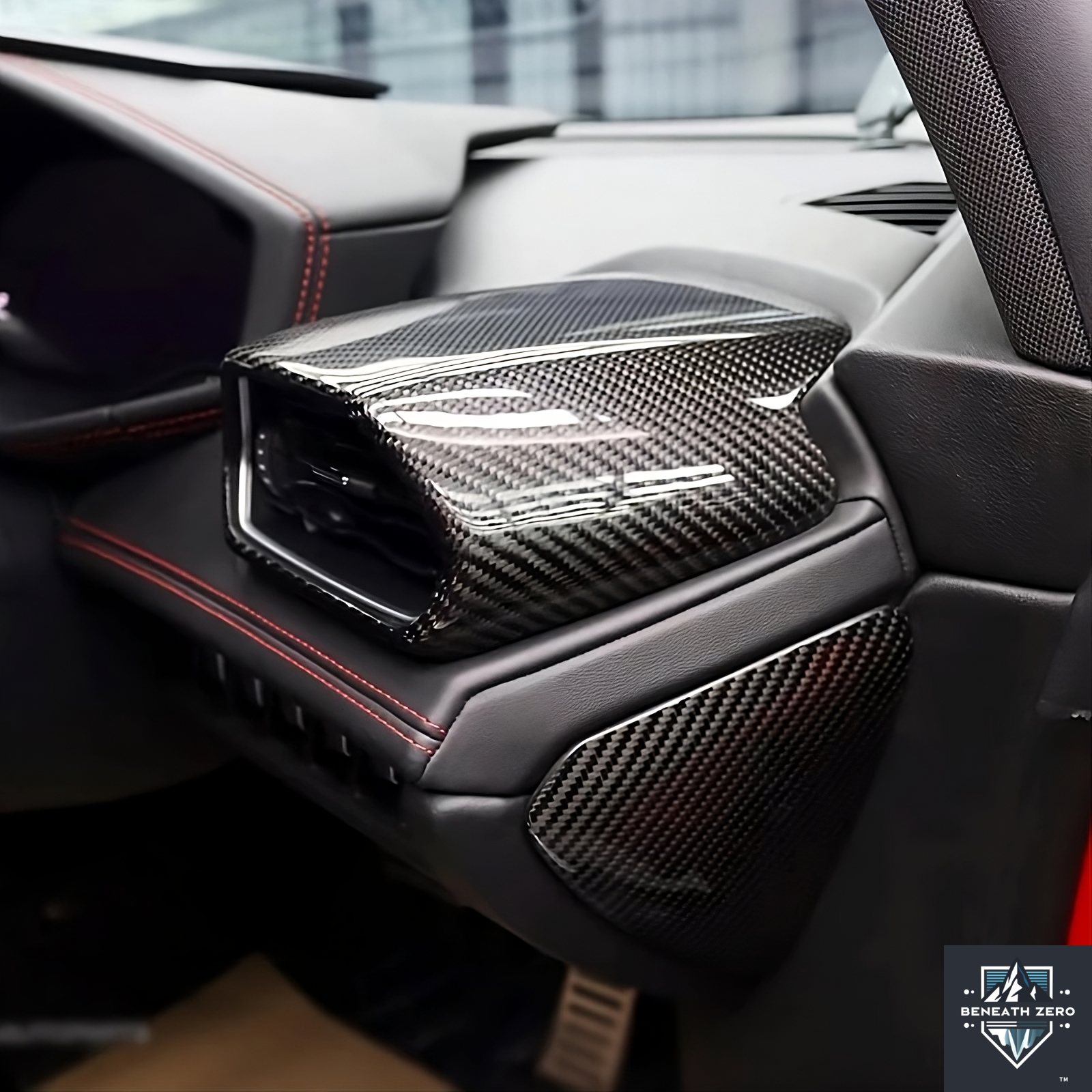 Carbon Fiber Air Vent Covers - Lamborghini Huracan 2014-2017 - Beneath Zero
