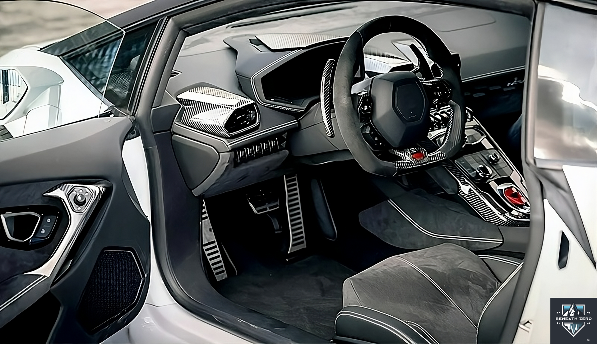 Carbon Fiber Instrument Panel Cover - Lamborghini Huracan - Beneath Zero