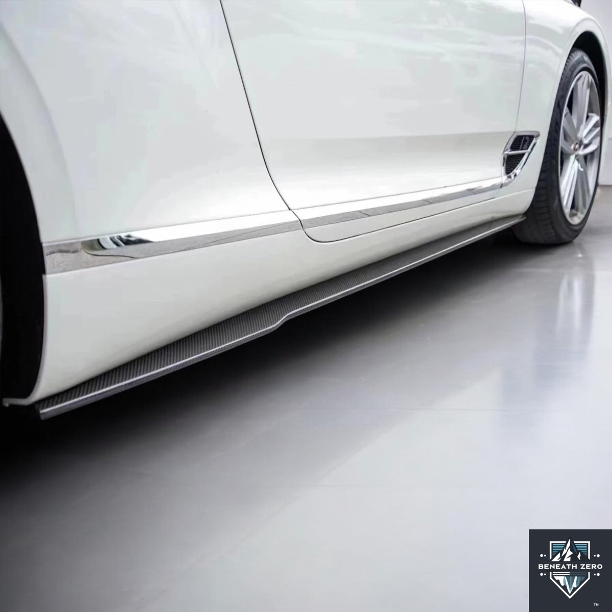 Carbon Fiber Side Skirts - Bentley Continental 2019- - Beneath Zero