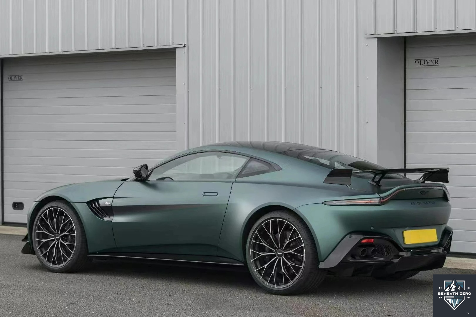 F1-Style Carbon Fiber Spoiler - Aston Martin Vantage 2018- - Beneath Zero