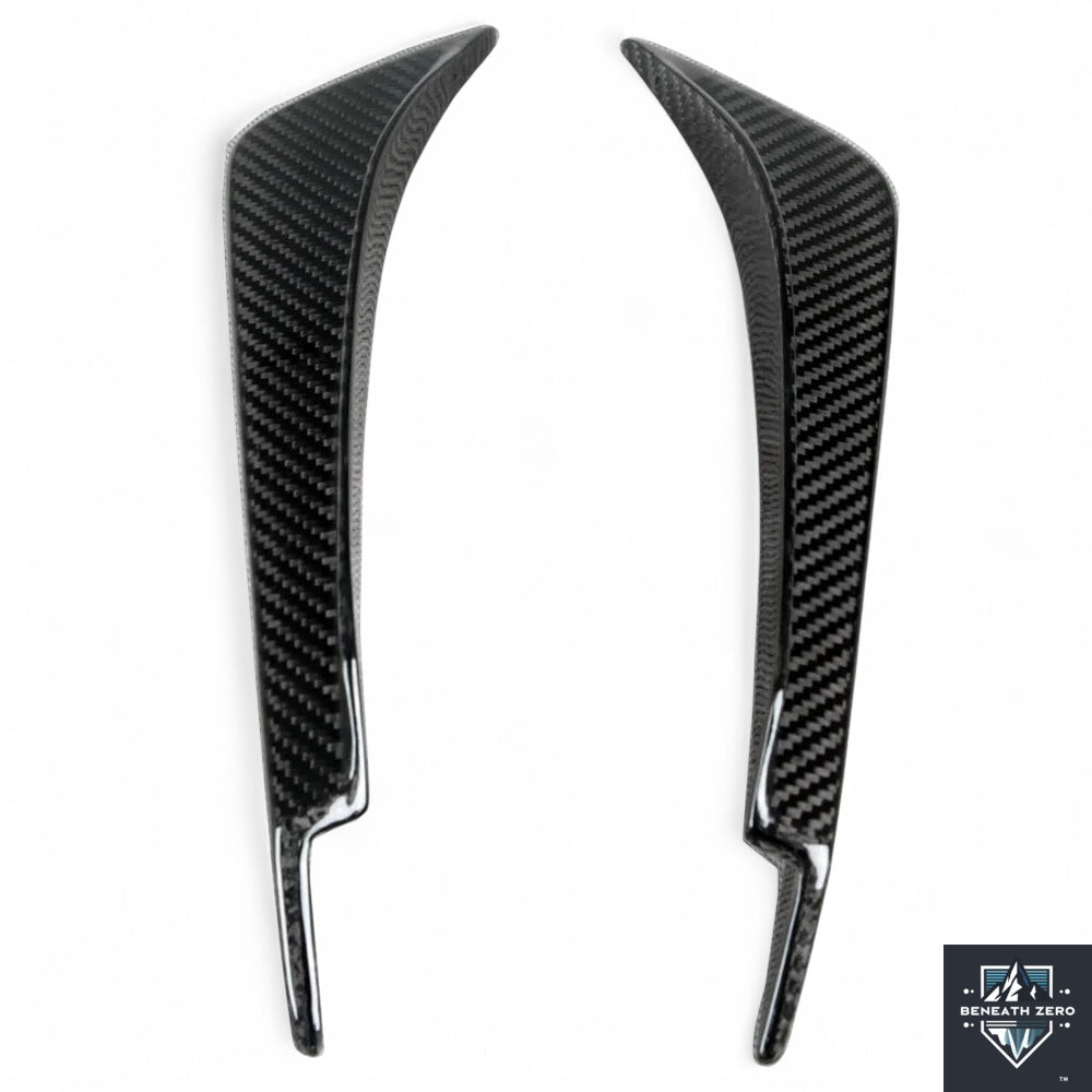 Dry Carbon Fiber Canards - Maserati MC20 2004- - Beneath Zero