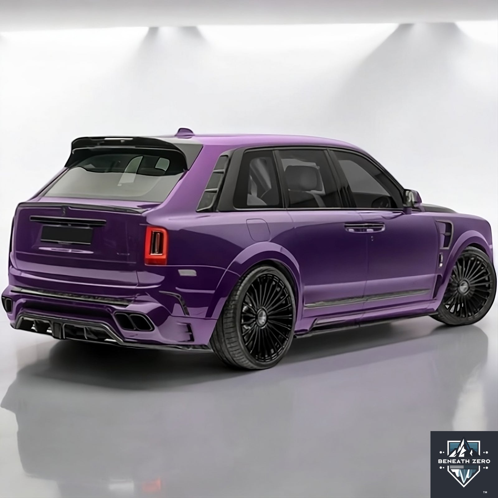 Dry Carbon Fiber Diffuser - Rolls-Royce Cullinan 2018- - Beneath Zero