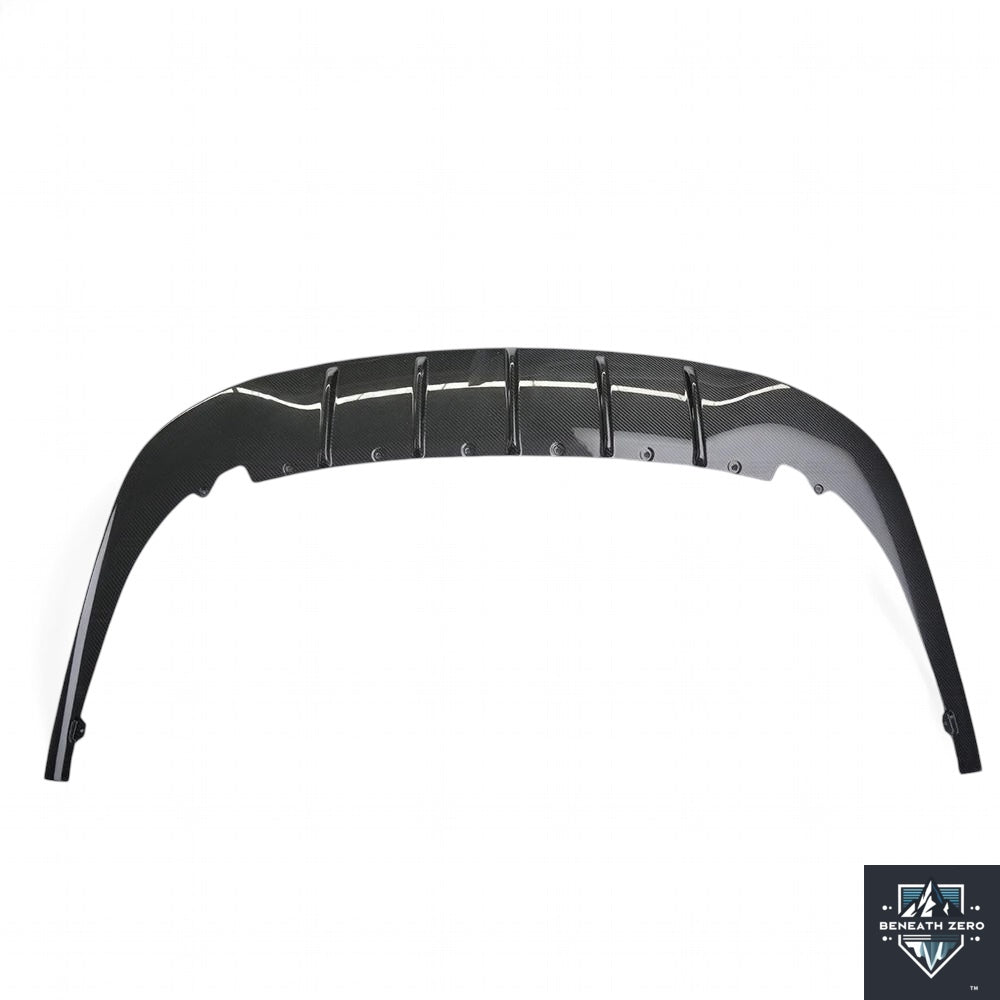 Dry Carbon Fiber Splitter and Diffuser Kit - Bentley Flying Spur 2015-2016 - Beneath Zero