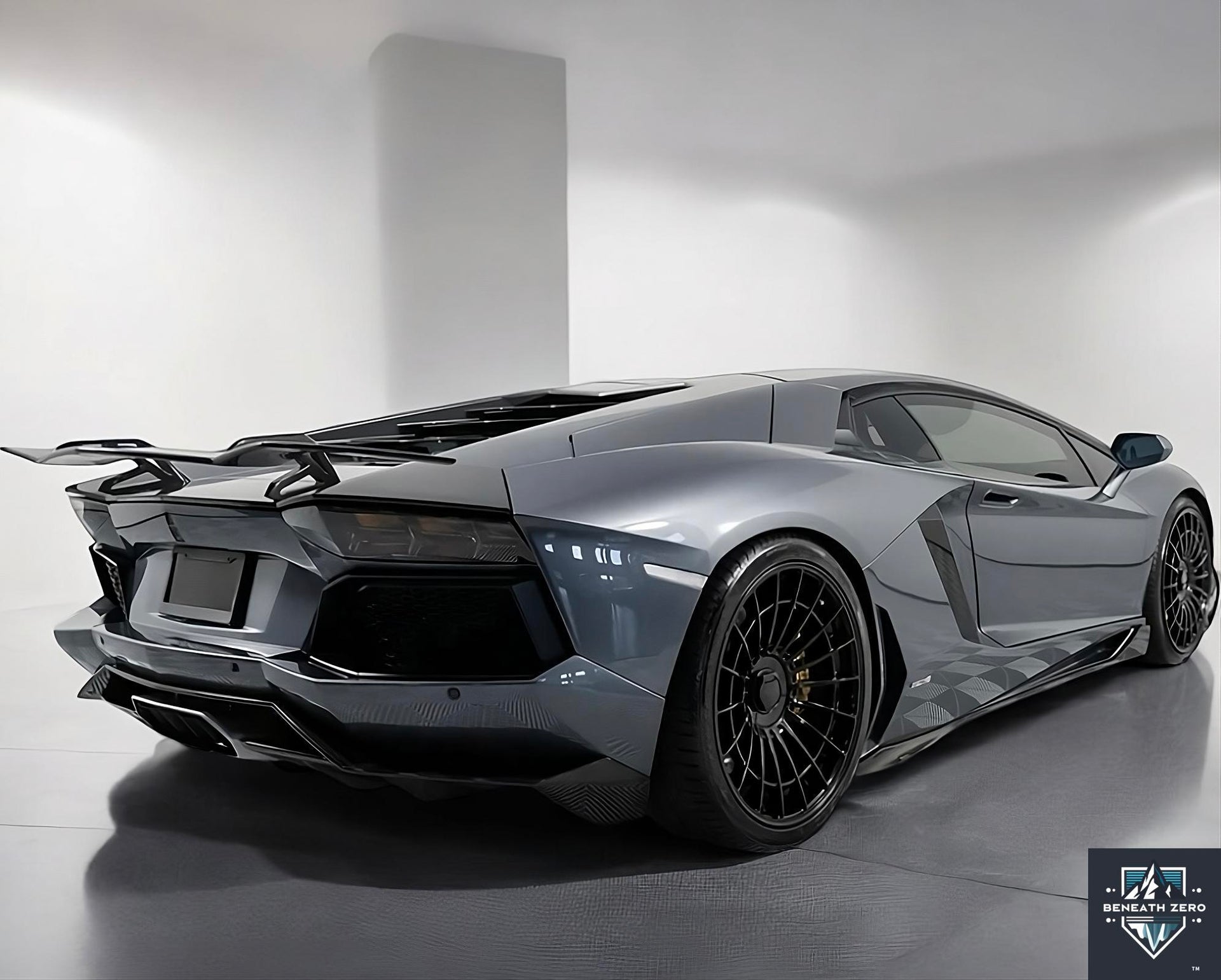 Dry Carbon Fiber Spoiler - Lamborghini Aventador 2011-2016 - Beneath Zero