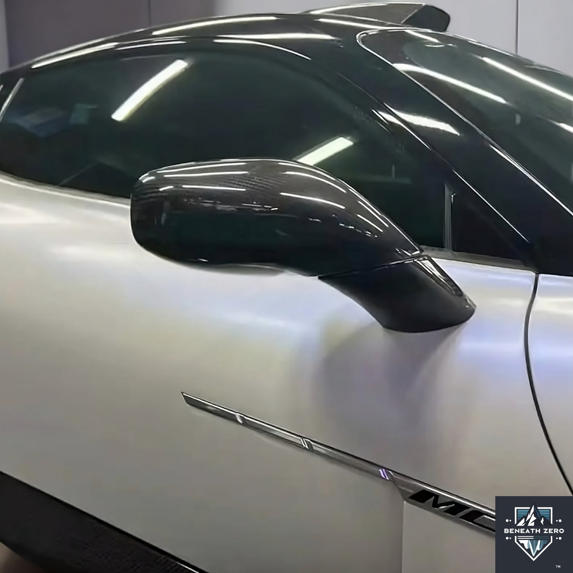 Dry Carbon Fiber Wing Mirrors - Maserati MC20 2020- - Beneath Zero