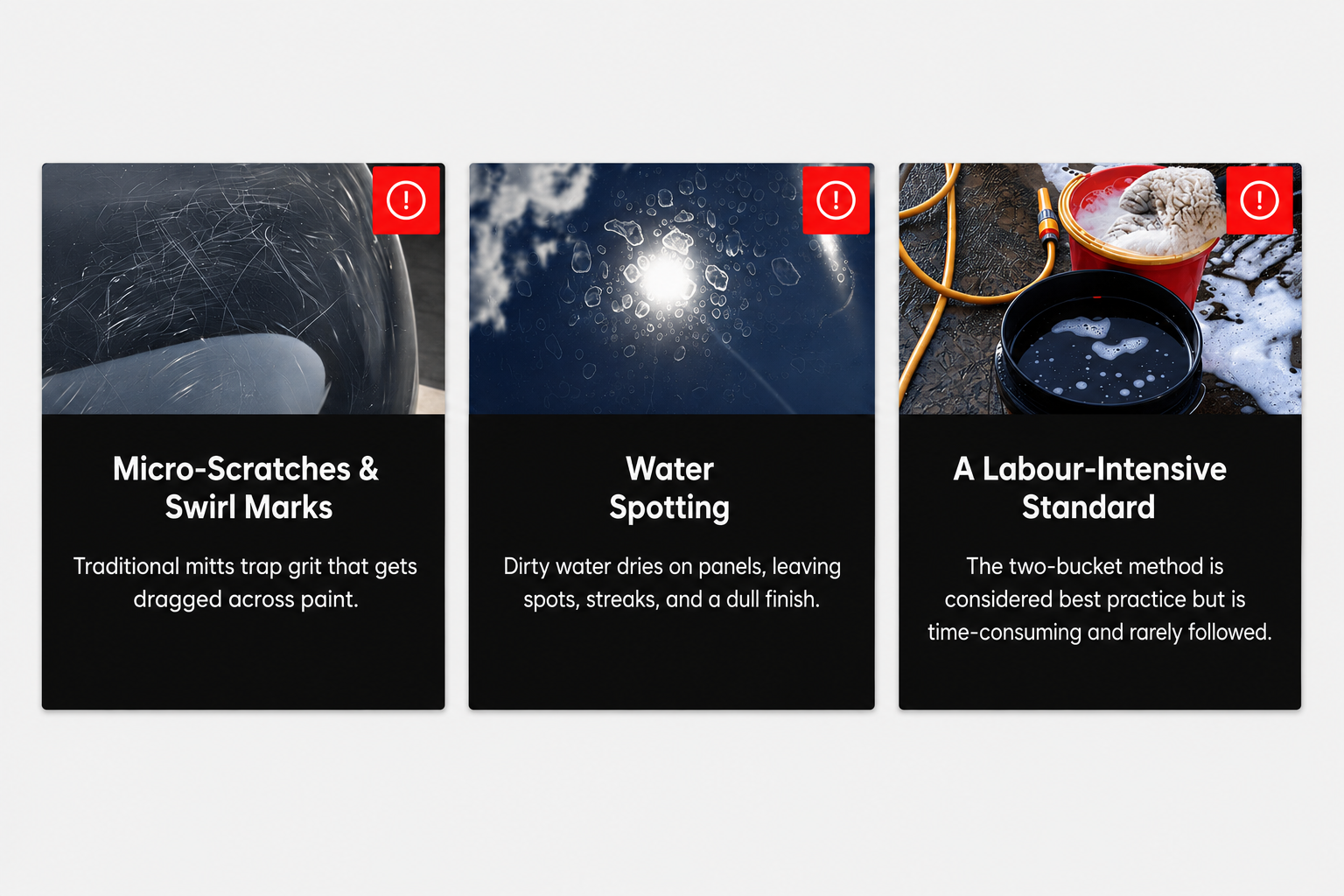 How to fix and prevent water spots swirl marks and micro scratches when washing your car