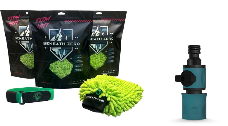 Flow Mitt – Continuous Flow Car Wash Mitt - Beneath Zero