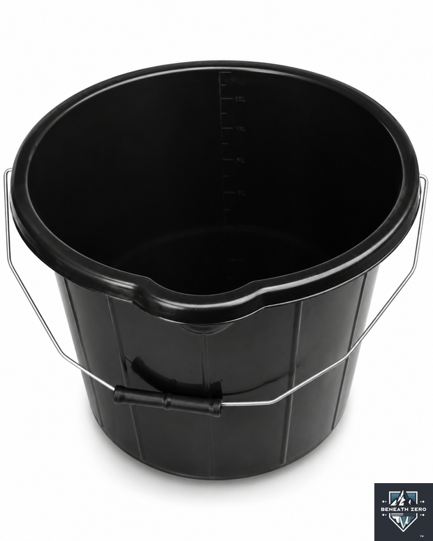 Large Black Bucket
