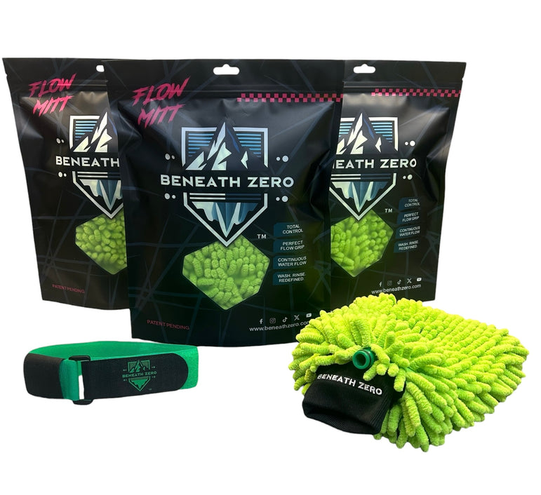 Flow Mitt – Continuous Flow Car Wash Mitt - Beneath Zero