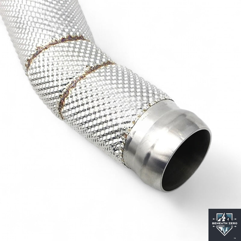 Stainless Steel Downpipes - Aston Martin DB11 & Vantage V12 2017-2019 - Beneath Zero